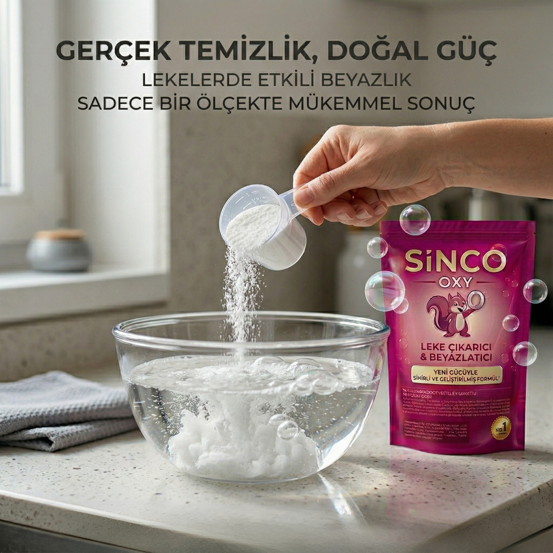 Çok Amaçlı Oksijenli Toz Leke Çıkarıcı ve Beyazlatıcı