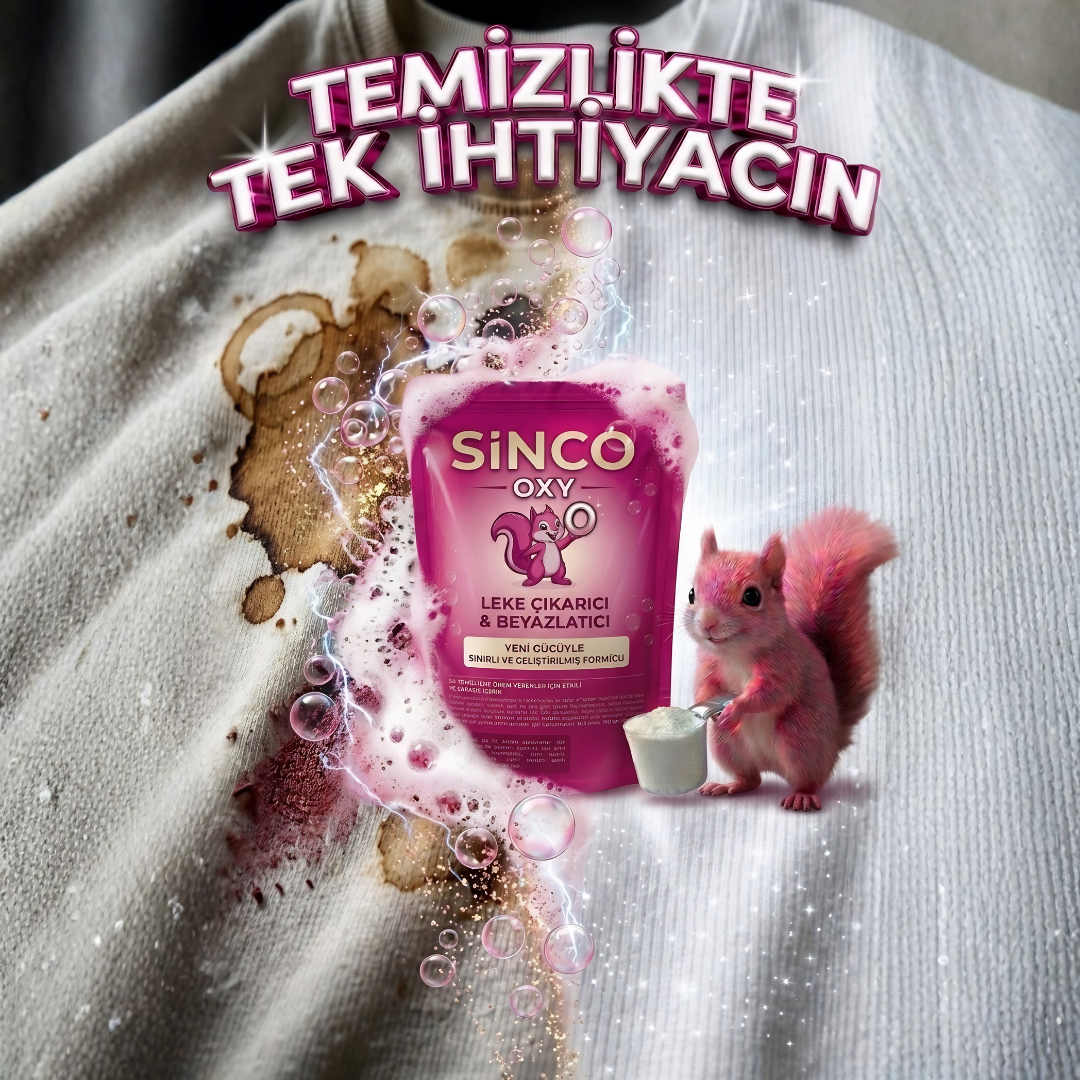 Çok Amaçlı Oksijenli Toz Leke Çıkarıcı ve Beyazlatıcı